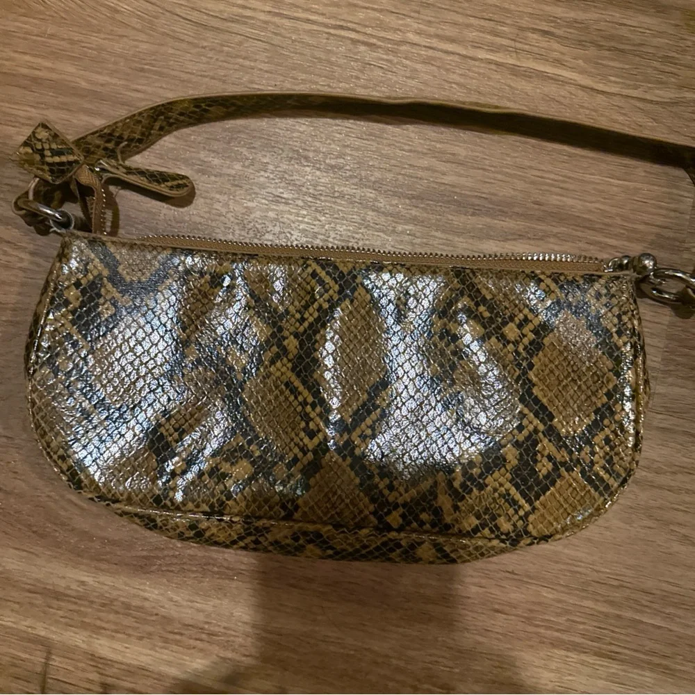 Vintage Urban‎ Outfitters Snake Skin Leather Shoulder Bag